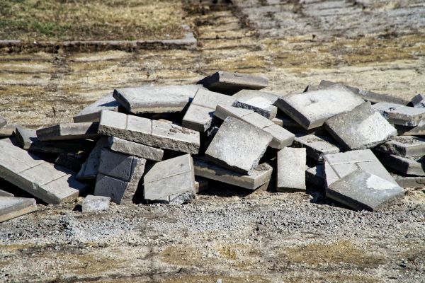 Patio Slab Demolition in Muncie